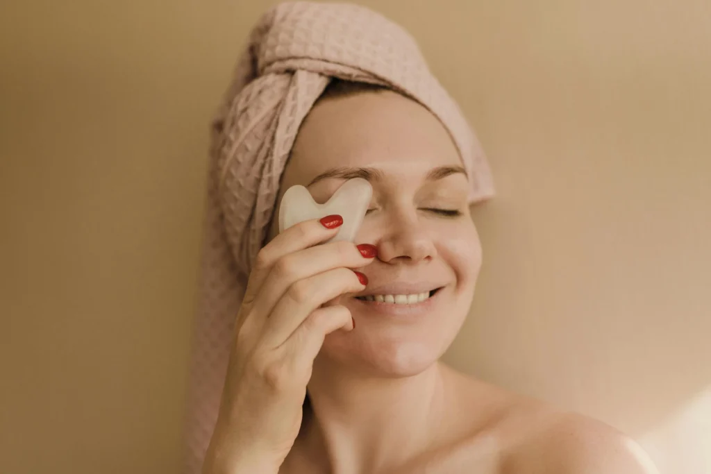 gua sha tools for face lifting and skincare routine jade stone massage facial gua sha tool for improving circulation and glowing skin gua sha massage tool for acne and lymphatic drainage skincare jade gua sha facial tool for lifting and sculpting face naturally facial massage tools gua sha routine for healthy glowing skin