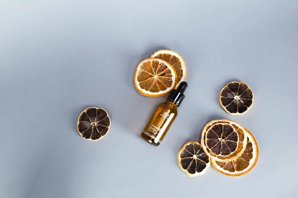 Dark spot corrector serum with vitamin C and niacinamide for hyperpigmentation treatment