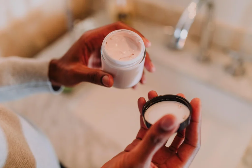 Hydrating skincare routine for dry and flaky skin