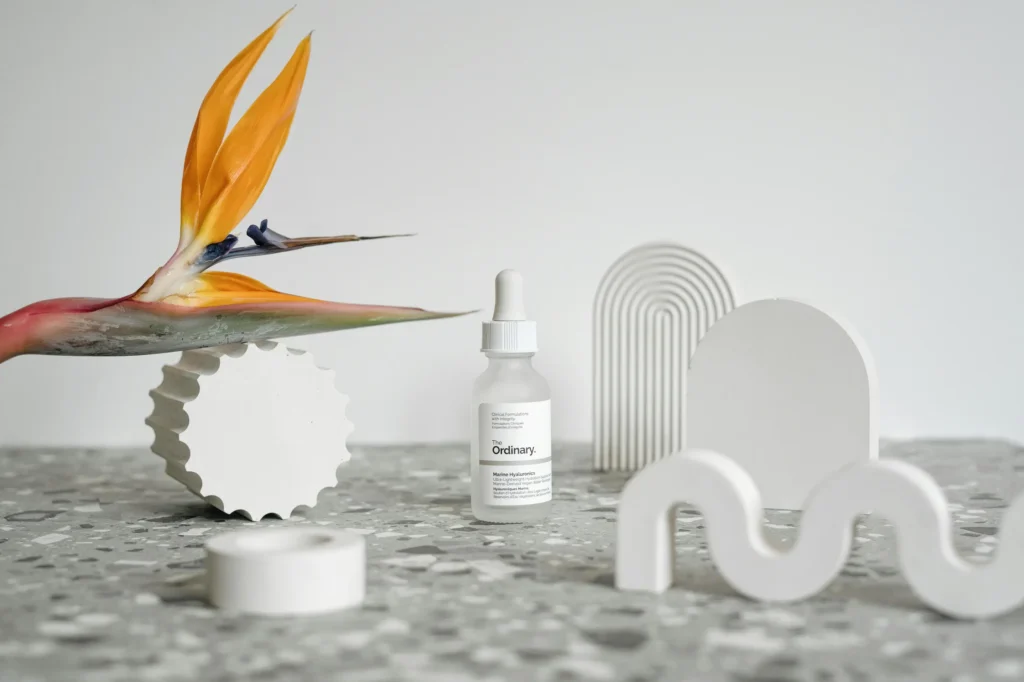 Skincare routine with salicylic acid moisturizer and sunscreen for acne-prone skin