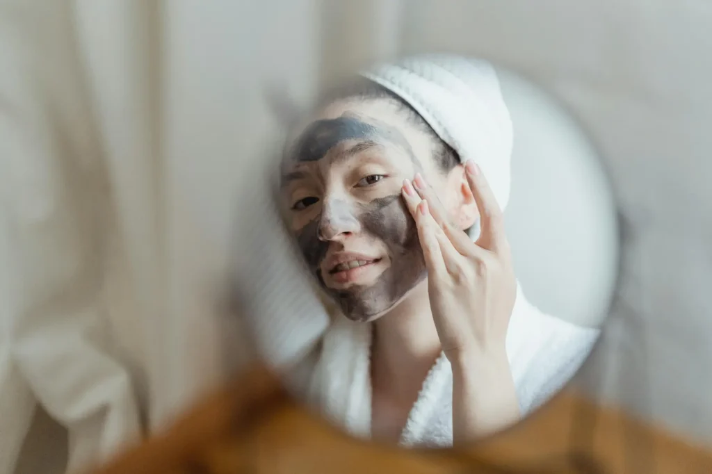 Healthy matte skin after skincare treatment