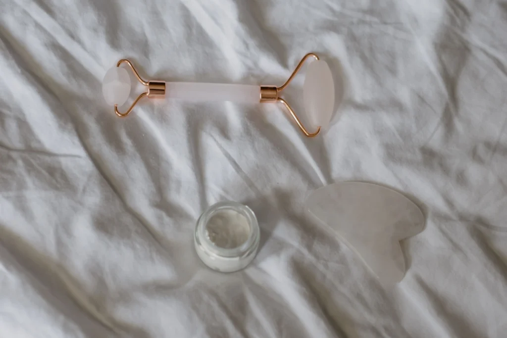 Beauty tool used for facial cleansing and skincare enhancement