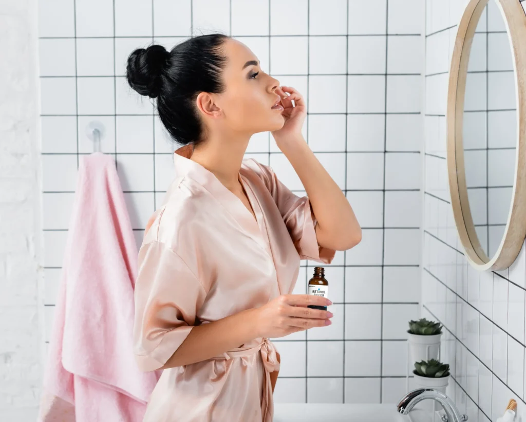 Retinol serum for anti-aging and skin renewal benefits