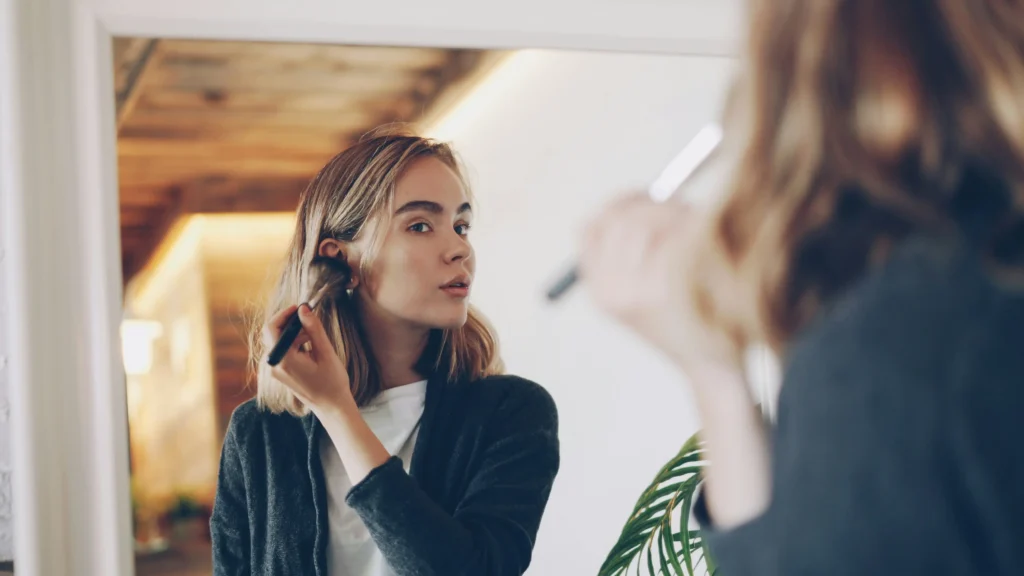Woman following a complete night skincare routine for healthier skin overnight