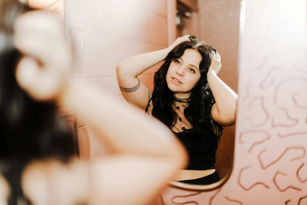 Woman following a complete night skincare routine for healthier skin overnight
