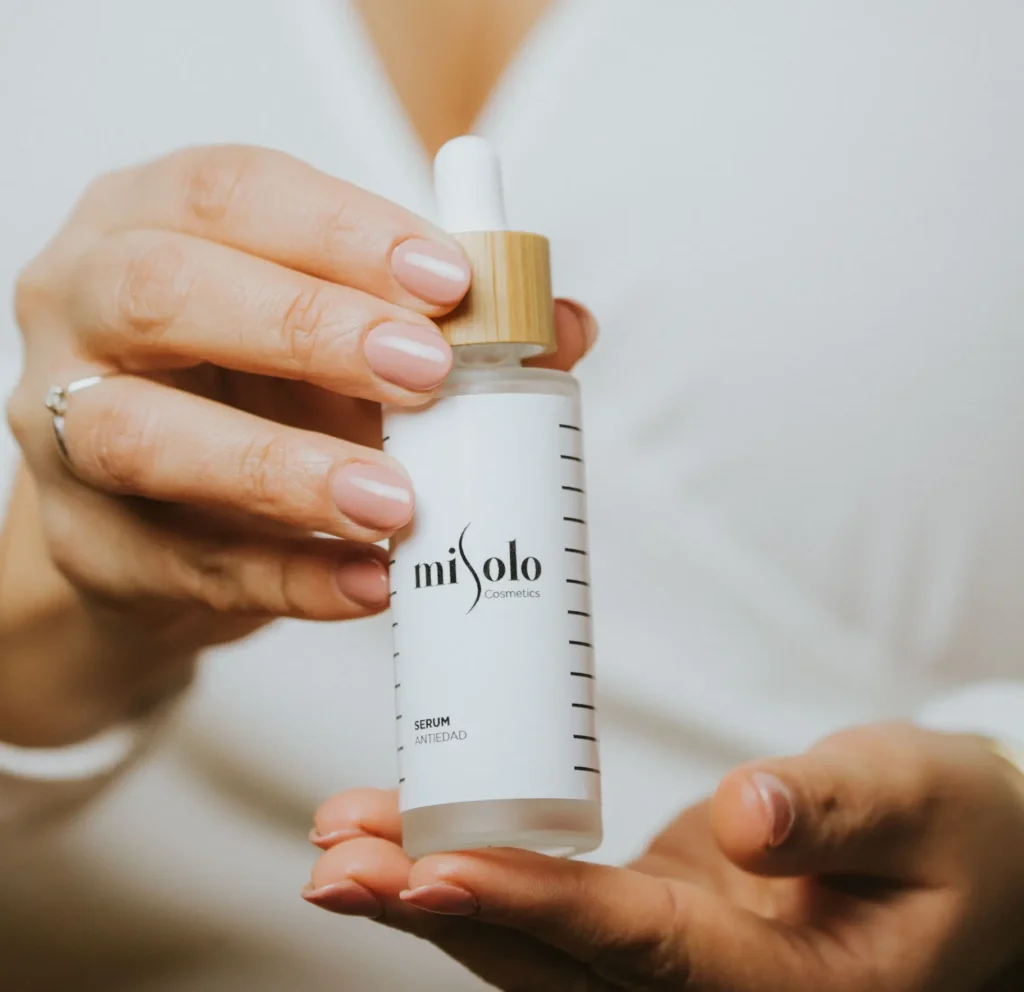 Retinol serum for smoother skin, reducing wrinkles, improving skin texture, and supporting healthier-looking skin