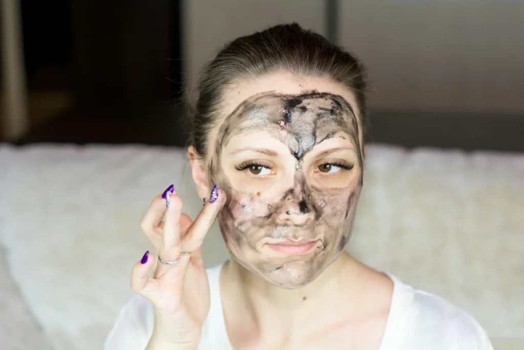Woman repairing a damaged skin barrier with a gentle skincare routine for healthier skin