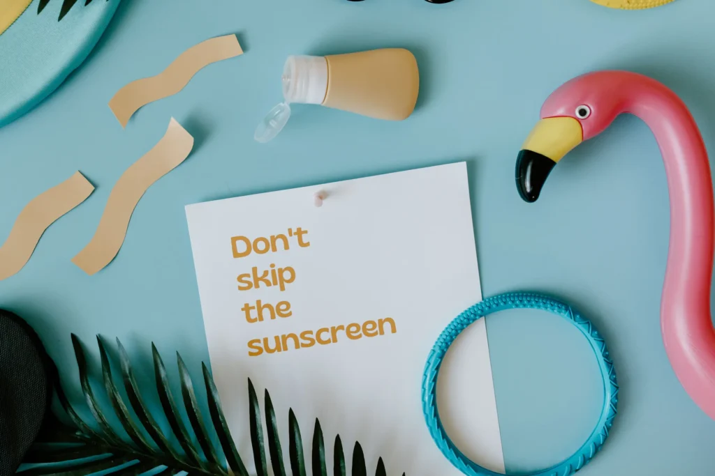 Comparison of mineral vs chemical sunscreen showing their differences in UV protection, texture, and skin suitability.