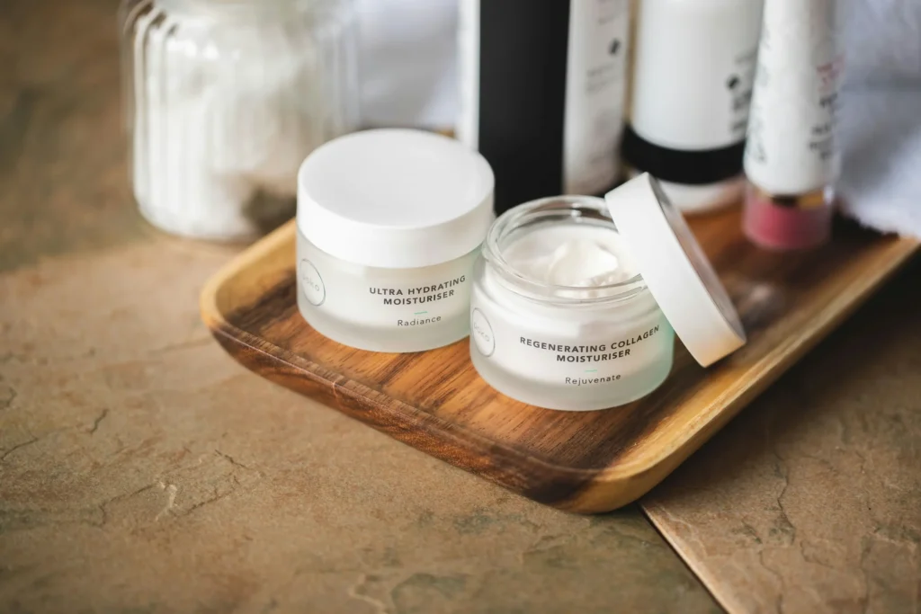 Vitamin C serum in morning skincare routine